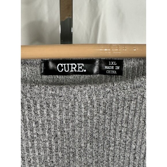 Cure Women’s Color Block Blouse Striped 3/4 Sleeve Top Size 1X Plus Casual Top - Picture 8 of 10